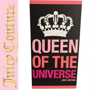 Juicy Couture Home Queen Of The Universe 6ft Beach Towel